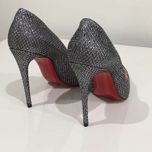 Authentic Christian Louboutin Glitter Pigalle Pump - Picture 5 of 8